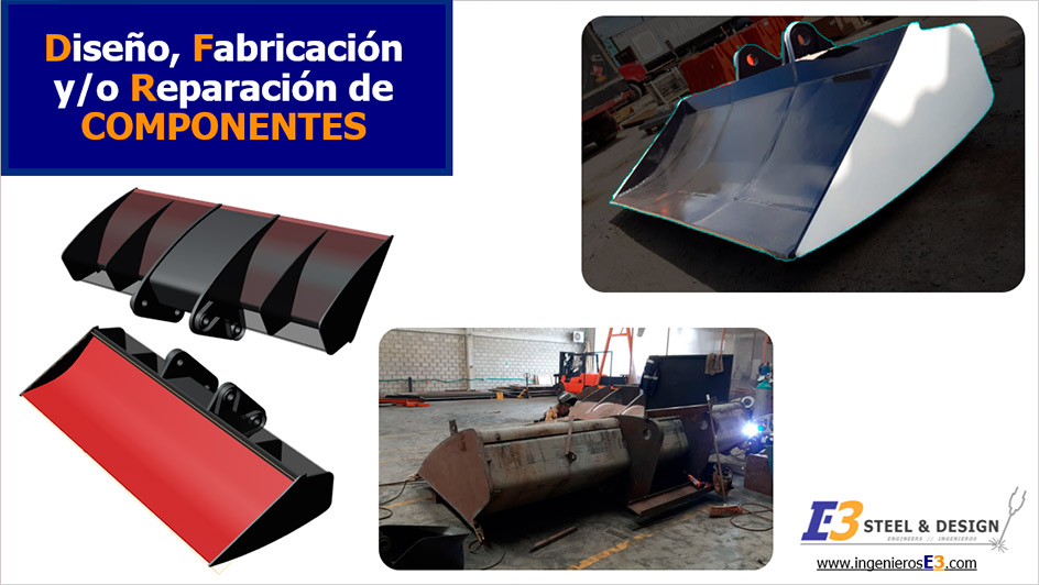 Diseño, Fabricación y Reparación de Componentes para maquinaria pesada